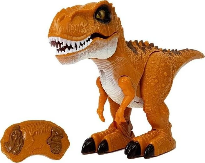 Nuotoliniu būdu valdomas dinozauras su šviesos ir garso efektais