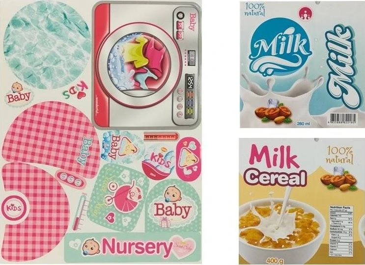 Lean Toys Vaikiškas priežiūros žaidimų rinkinys su skalbimo mašina ir priedais