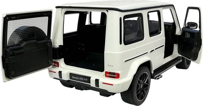 Rastar Radijo bangomis valdoma mašinėlė Mercedes G63, balta