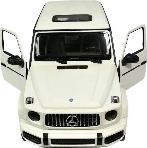 Rastar Radijo bangomis valdoma mašinėlė Mercedes G63, balta