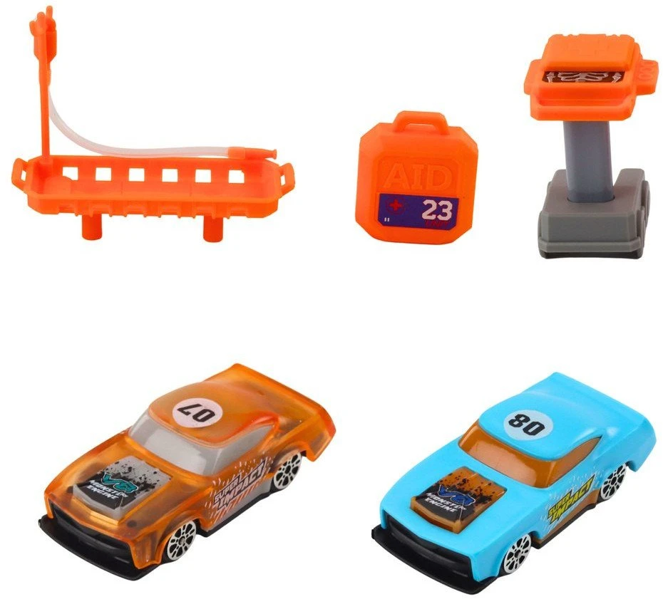 Lean Toys Greitosios pagalbos automobilis su šviesos ir garso efektais, 35.5x13x17 cm