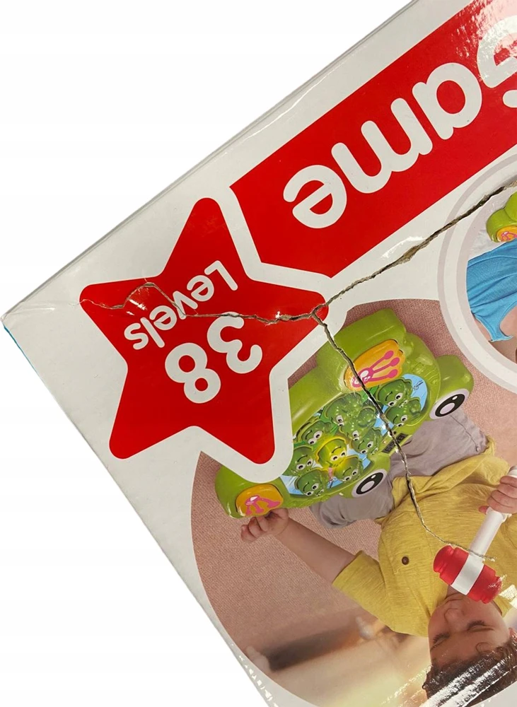 Lean Toys Arkadinis žaidimas „LeanToys Frog with Hammer“ skirtas vaikams nuo 3 metų