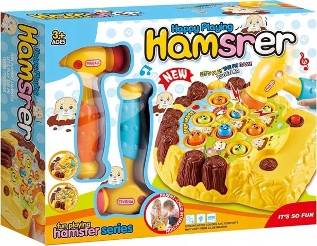 Lean Toys LeanToys Žaidimas, kurį reikia mėtyti plaktuku į žiurkėną