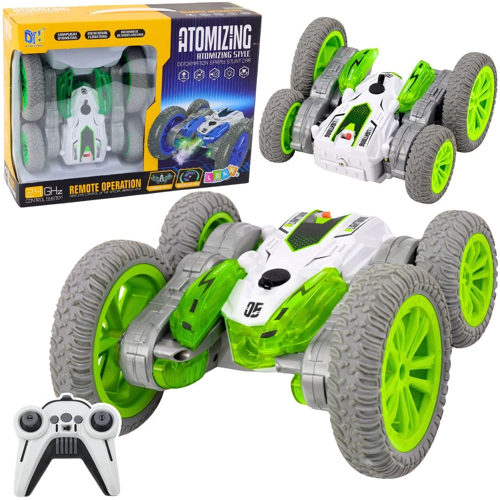 Autko Nuotoliniu būdu valdomas triukų automobilis 14 x 12 x 8.5 cm