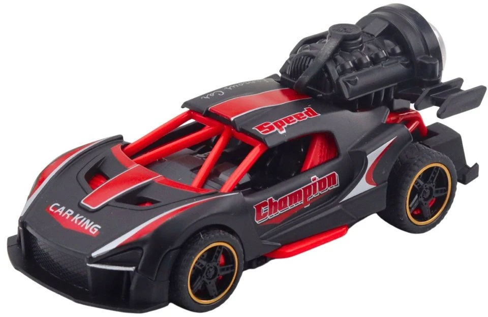 Lean Toys Sportinis automobilis su šviesų, garso ir dūmų efektais