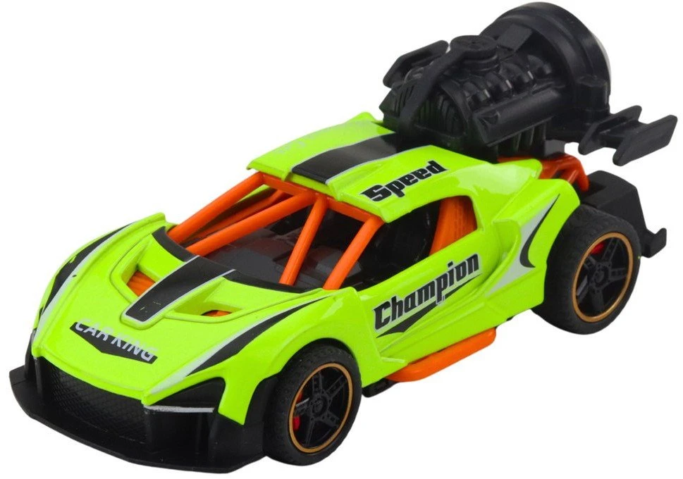 Lean Toys Sportinis automobilis su šviesų, garso ir dūmų efektais