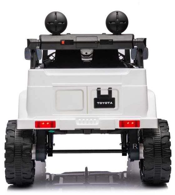 Lean Cars Akumuliatorinis automobilis vaikams Toyota FJ 4x4, baltos spalvos