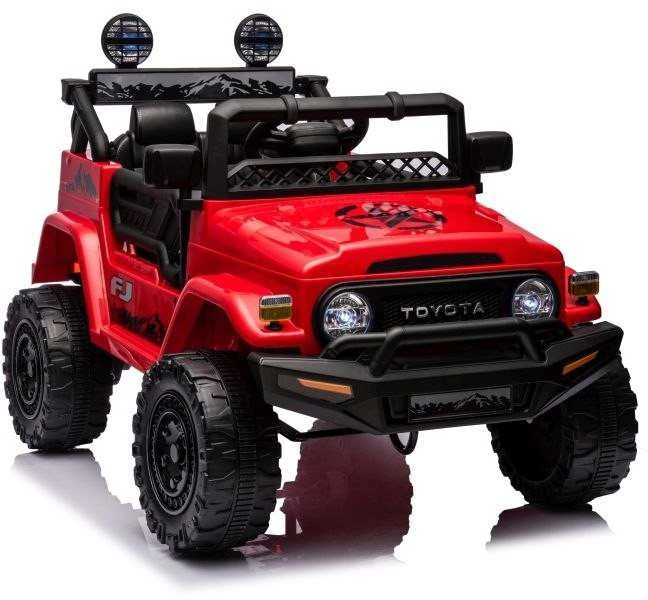Lean Cars Akumuliatorinis automobilis vaikams Toyota FJ 4x4, raudonos spalvos