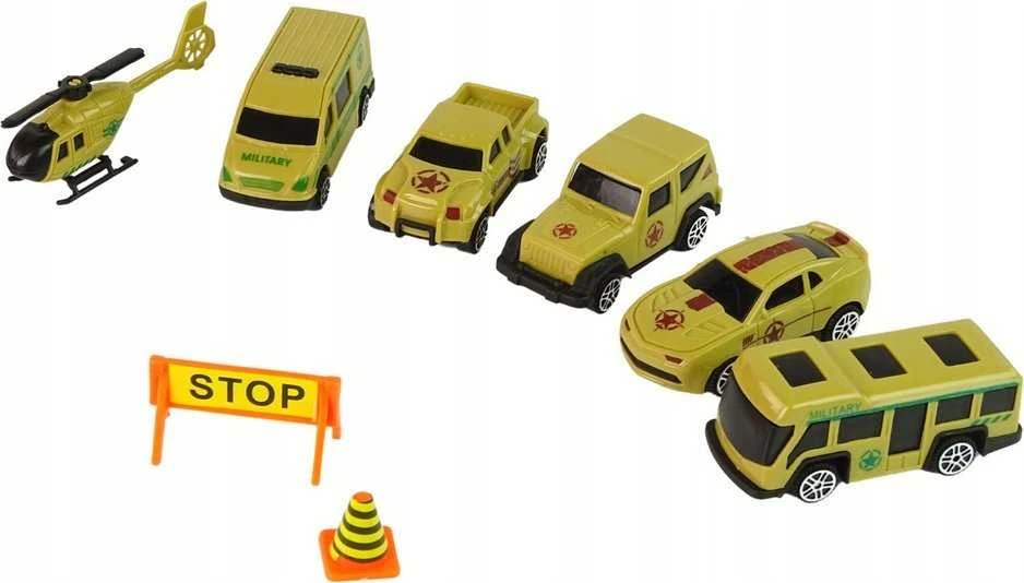 Lean Toys Vilkiko ir transporto priemonių rinkinys LeanToys