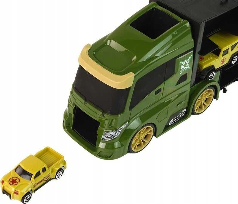 Lean Toys Vilkiko ir transporto priemonių rinkinys LeanToys