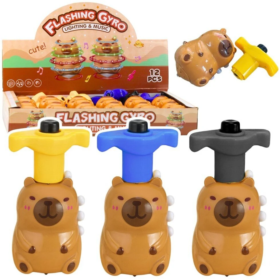 Lean Toys Interaktyvus vilkelis su šviesomis ir muzika 12,5 cm