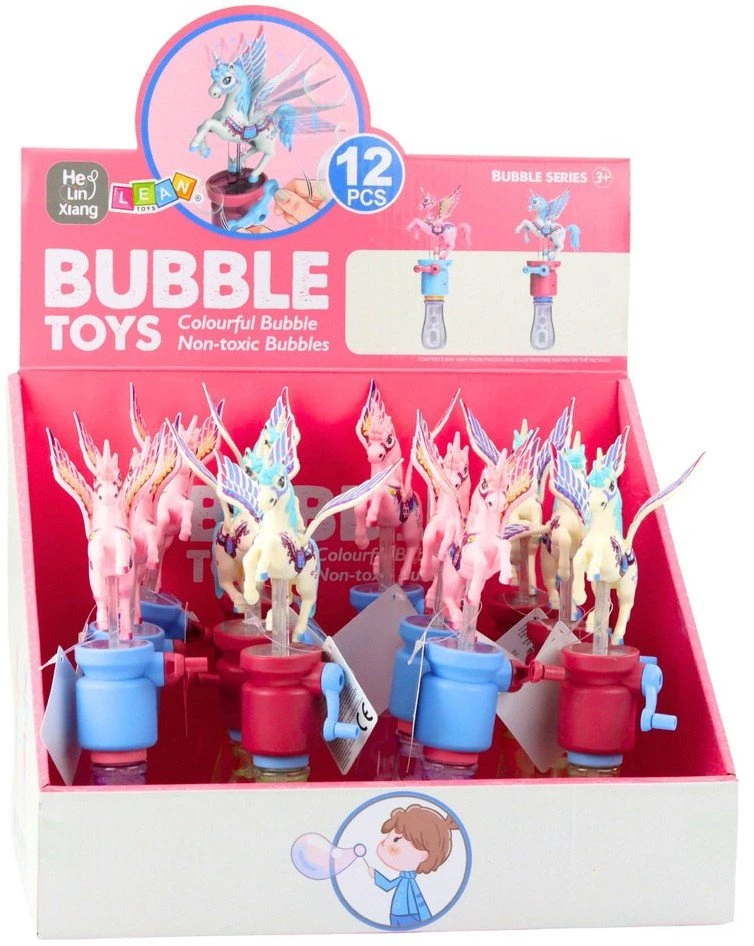 Lean Toys Muilo burbulų žaislas su vienaragiu 23 cm