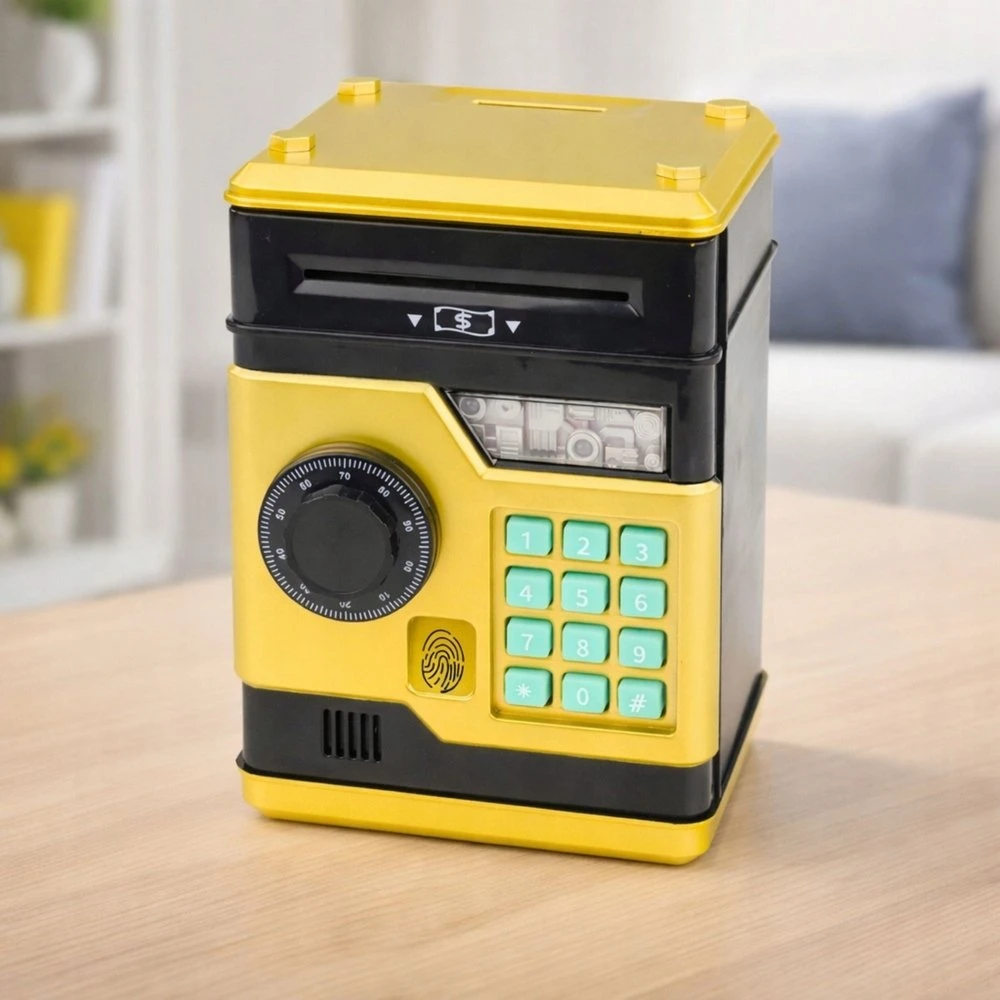 Bankomat Elektroninė taupyklė auksinė