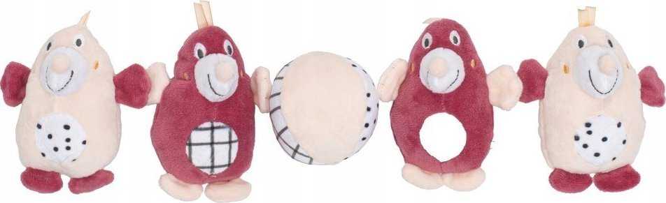Karuselė virš lovelės Baby Mix Moles rožinė