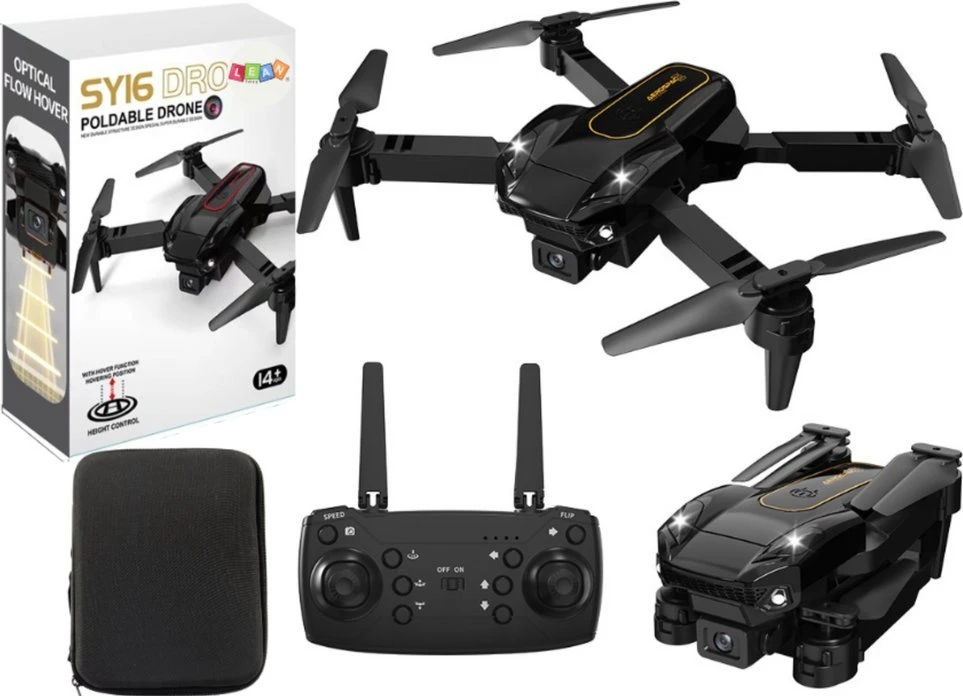 Zdalnie Nuotoliniu būdu valdomas dronas su 4K kamera SY16