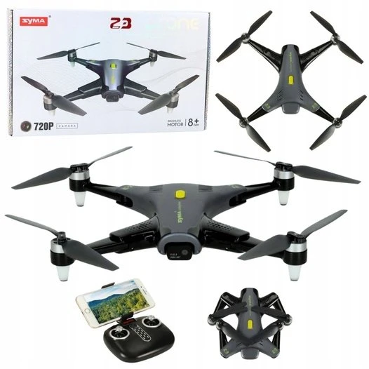 Lean Toys Dronas Syma Z3PRO su HD kamera ir Wi-Fi valdymu