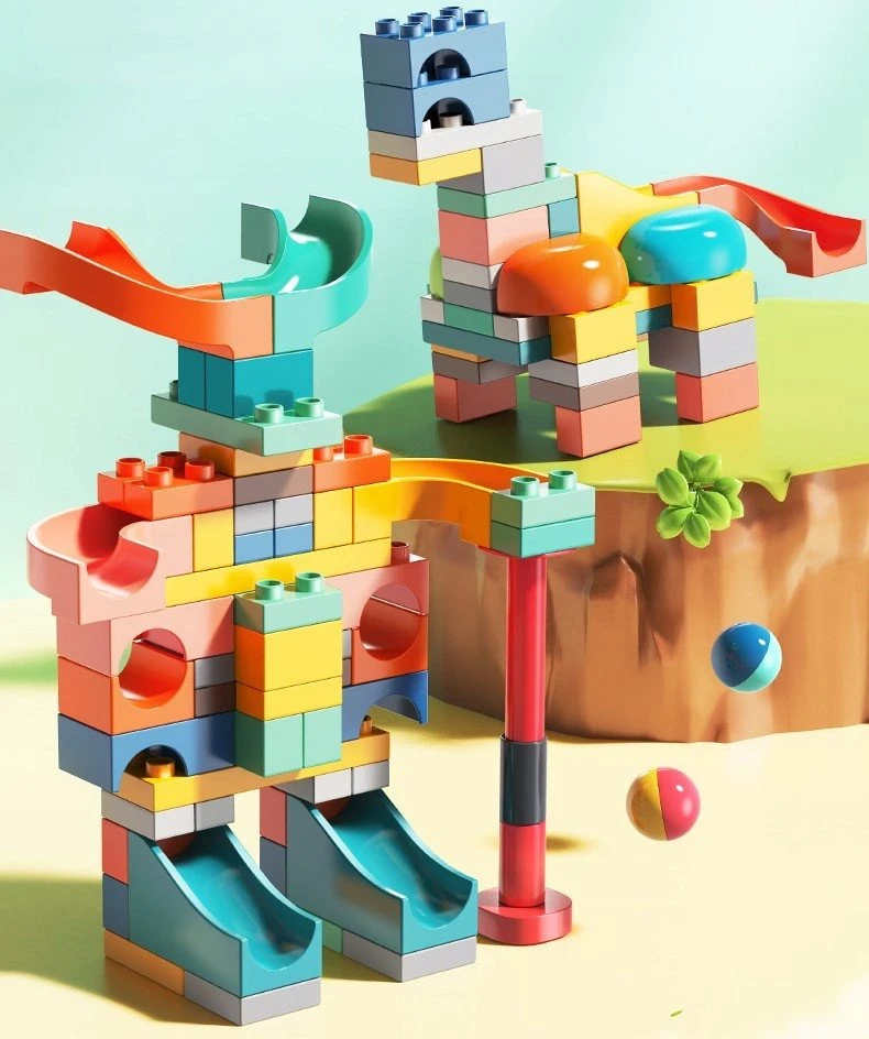 Lean Toys LeanToys Konstrukcinių kaladėlių rinkinys džiunglės įvairiaspalvis 330 elementų