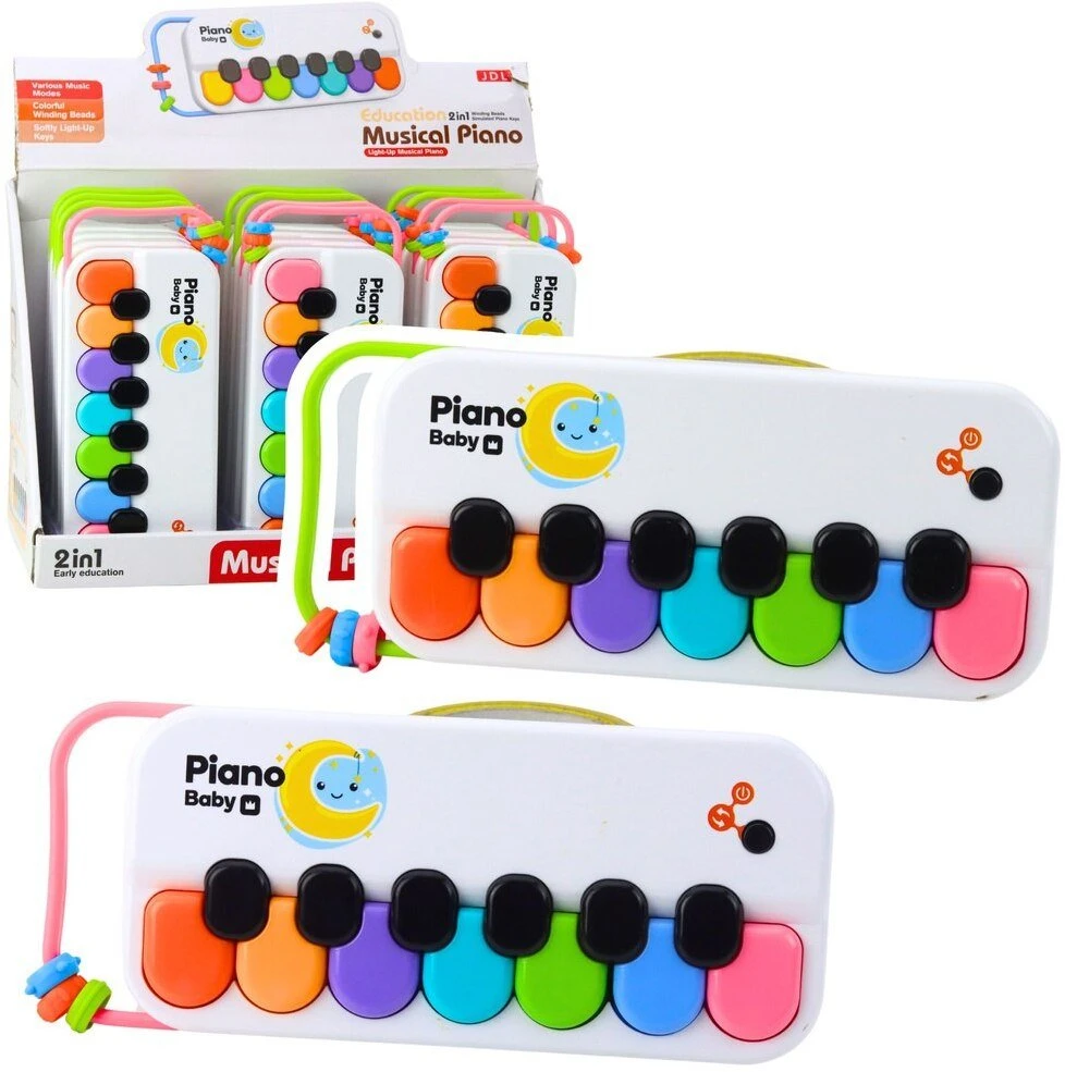 Lean Toys Vaikiškas muzikinis pianinas 25x10.5x3.5 cm