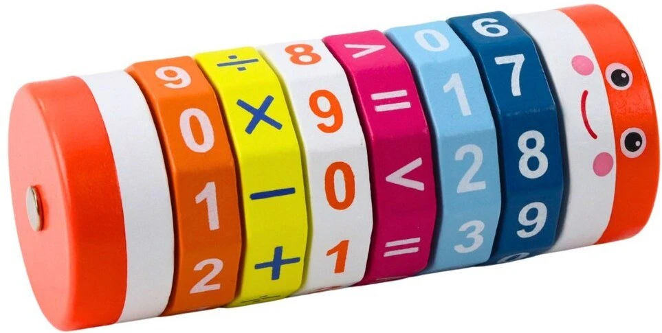 Lean Toys Švietimo matematinis volelis vaikams 12,5 cm