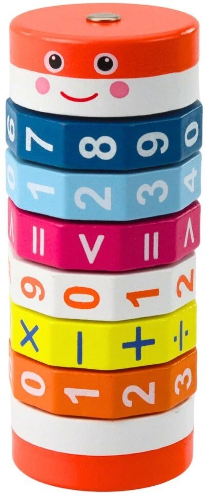 Lean Toys Švietimo matematinis volelis vaikams 12,5 cm