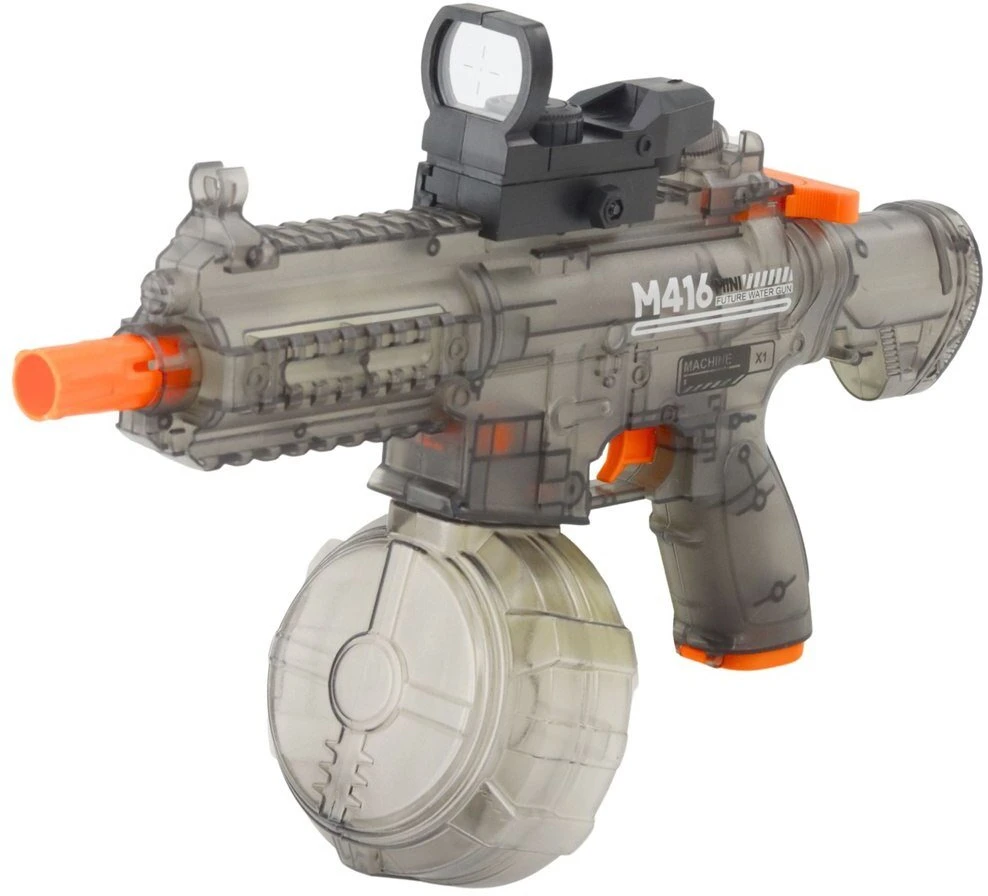 Lean Toys Elektrinis vandens šautuvas M416 su apšvietimu 450 ml