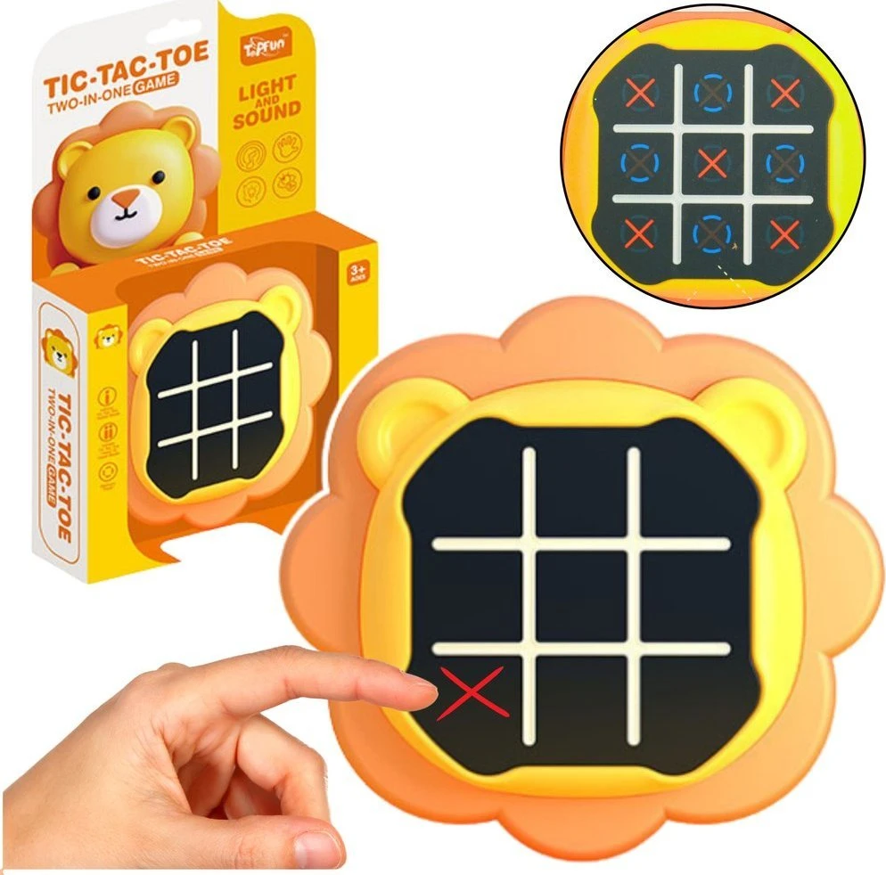Lean Toys Elektroninis žaidimas „Liūtas 3in1“