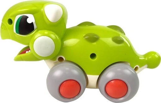 Lean Toys Dinozauras ant ratų Hola, žalias
