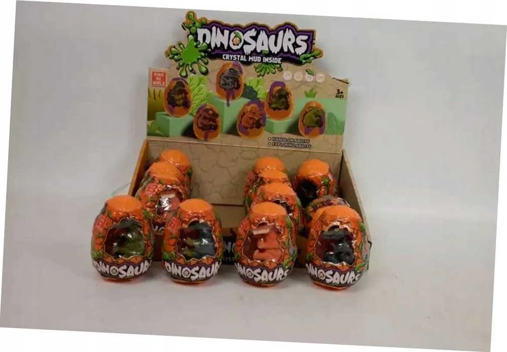Lean Toys Mz Import Jajo su dinozaurem 12szt/disp 66242 14091