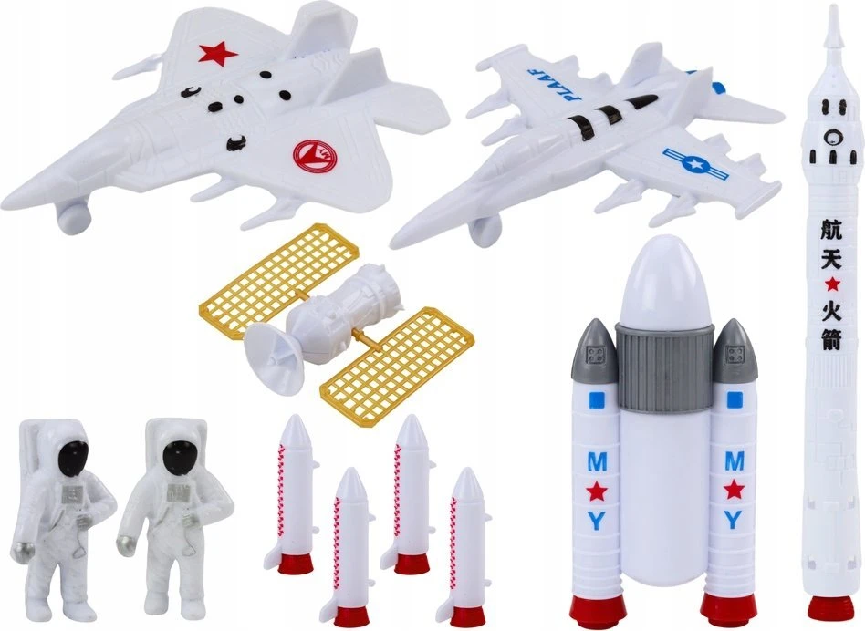 Lean Toys Kosmoso figūrėlių rinkinys vaikams, 11 dalių
