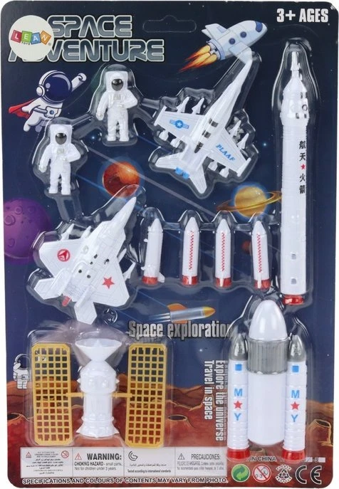 Lean Toys Kosmoso figūrėlių rinkinys vaikams, 11 dalių