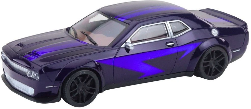 Lean Toys Žaislinis sportinis automobilis su trinties pavara, 28 cm, tamsiai violetinis