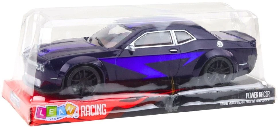 Lean Toys Žaislinis sportinis automobilis su trinties pavara, 28 cm, tamsiai violetinis