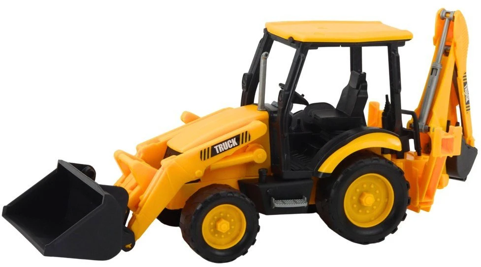 Lean Toys Žaislinis ekskavatorius su dviem kaušais 39.5x16.5x11.5 cm