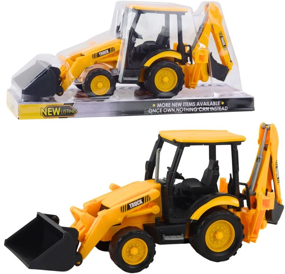 Lean Toys Žaislinis ekskavatorius su dviem kaušais 39.5x16.5x11.5 cm