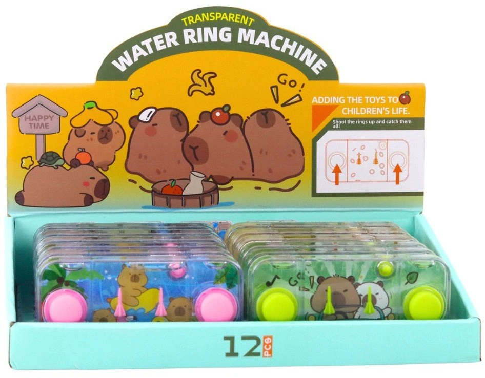 Lean Toys Vandens žaidimas vaikams kapibaros tema 12x6x2.5 cm
