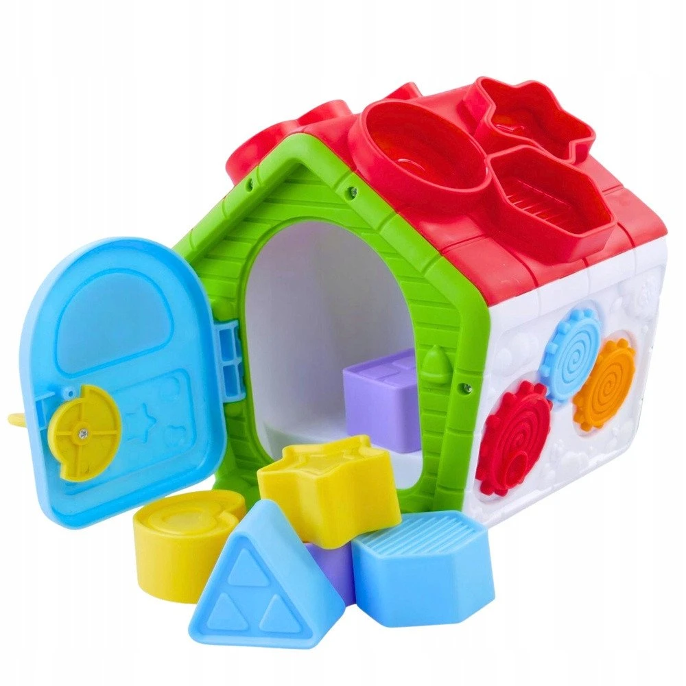 Lean Toys Interaktyvus žalias lavinamasis namelis vaikams