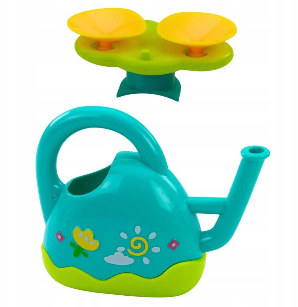 Lean Toys Vonios žaislas – interaktyvi gėlė su laistytuvu