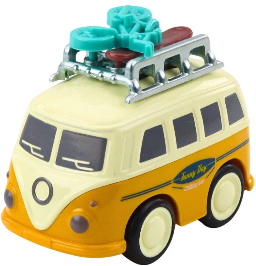 Lean Toys Žaislinis kemperis su varikliu ir judančiu bagažu