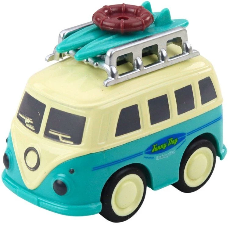 Lean Toys Žaislinis kemperis su varikliu ir judančiu bagažu