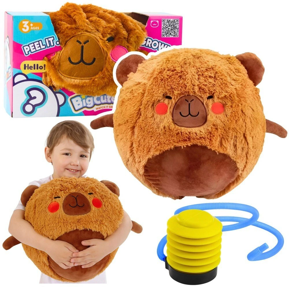 Piłka Kamuolys BigCutePet Auganti Kapibara 50 cm su Pompa