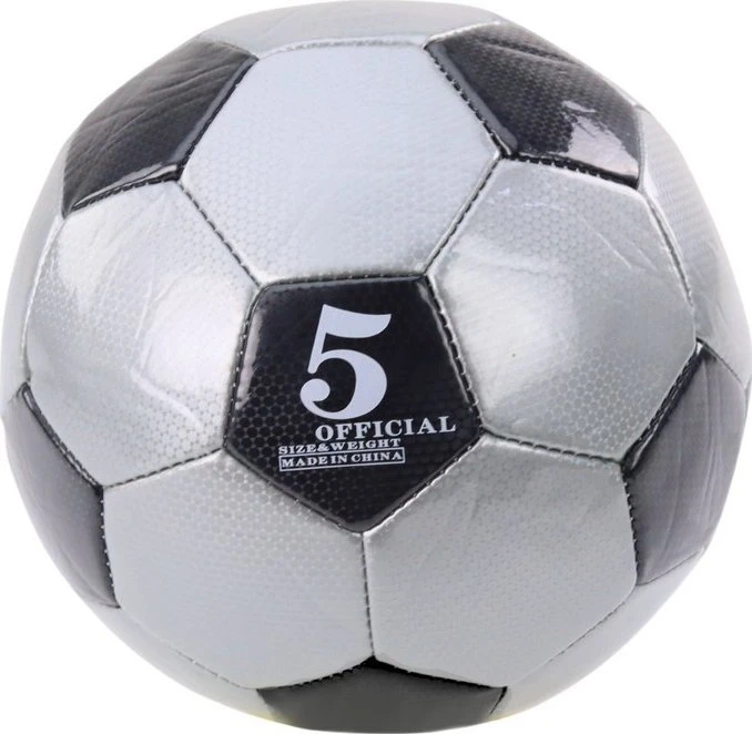 Piłka Klasikinis pilkas futbolo kamuolys, dydis 5
