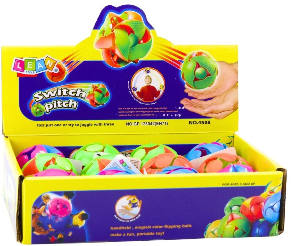 Lean Toys Kamuolys keičiantis spalvą 6 cm