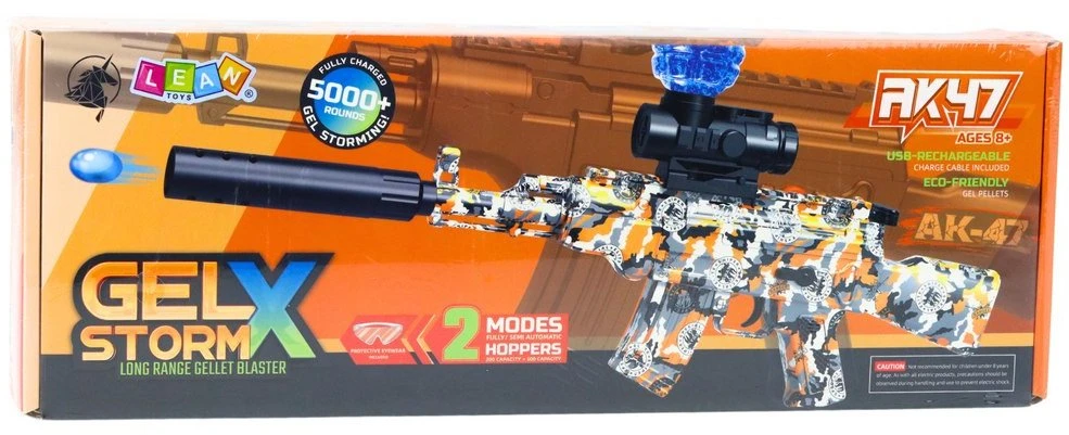 Karabin Vandens šautuvas AK47 GelX Storm, 56x20x4.5 cm