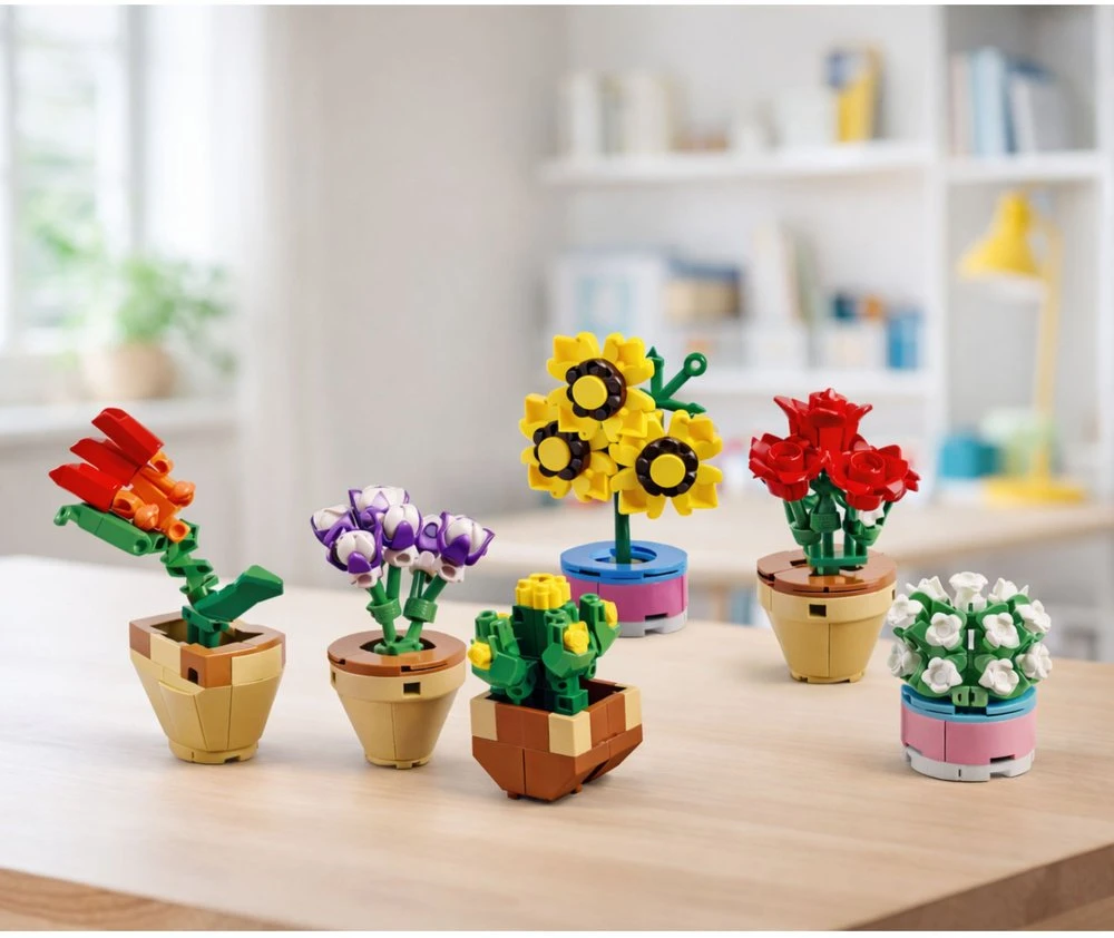 Lean Toys Konstravimo kaladėlės įvairiaspalvės