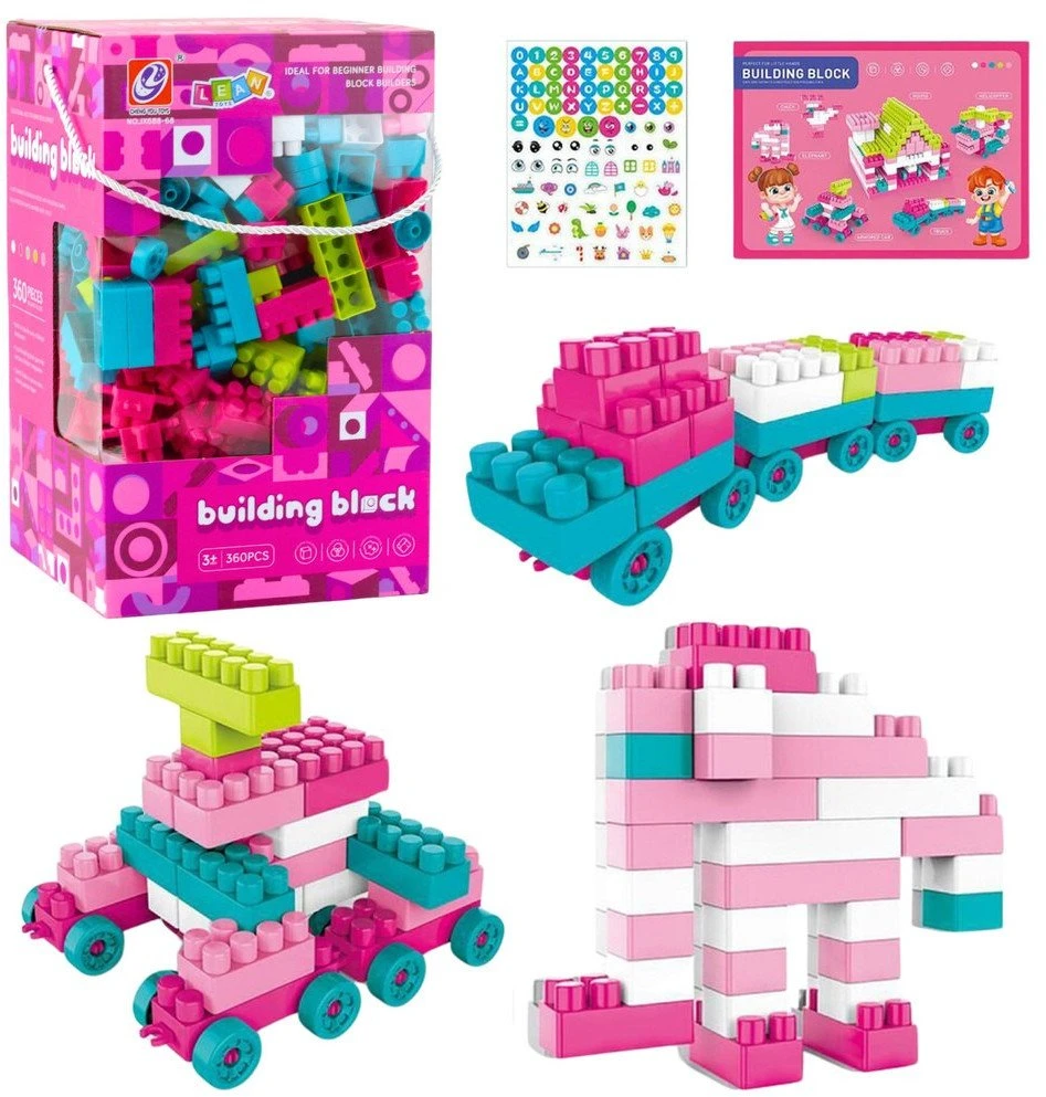 Lean Toys Konstruktorius mergaitėms 360 vnt.