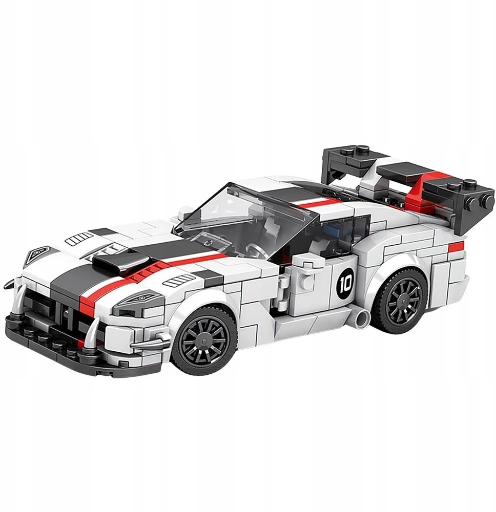 Lean Toys Konstravimo rinkinys VIPER lenktyninis automobilis 379 detalių