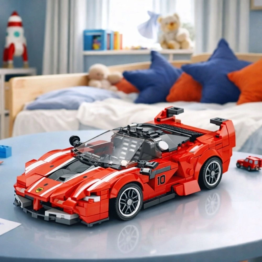 Lean Toys Konstruktorius FXX K Lenktyninis Automobilis 360 detalių