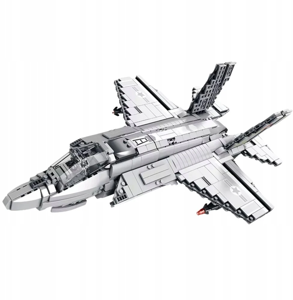 Lean Toys Konstruktoriaus rinkinys F-35 Lightning II 1490 detalių