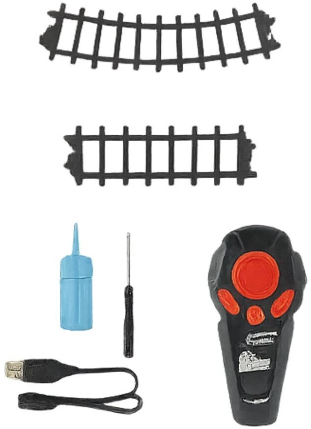 Lean Toys Elektrinis traukinys RC su šviesomis, garsais ir dūmais 206 cm 24 vnt.