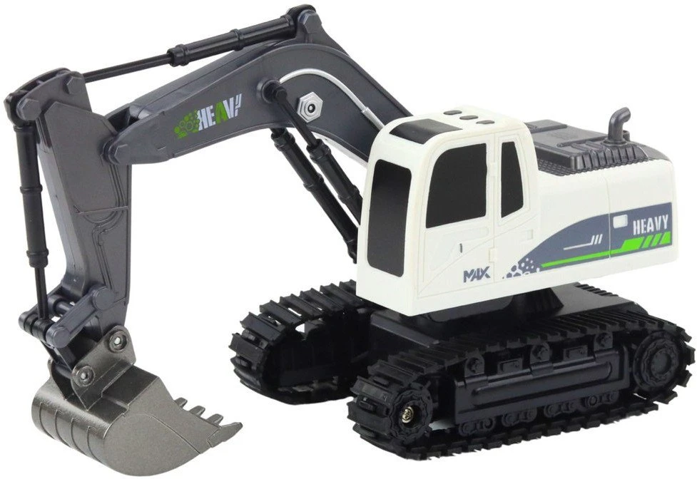 Lean Toys Nuotoliniu būdu valdomas ekskavatorius Heavy Truck 1:24 su šviesomis ir garsais
